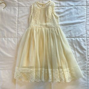 Ivory Flower Girl Dress